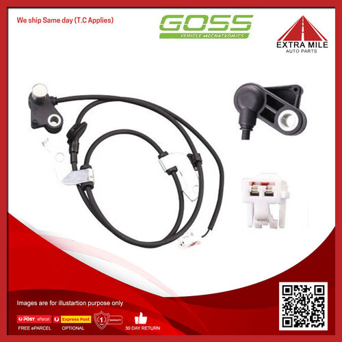 Goss ABS Wheel Speed Sensor - Rear For Mazda Mazda6 2.3L,3.0L LFDE I4 16V DOHC