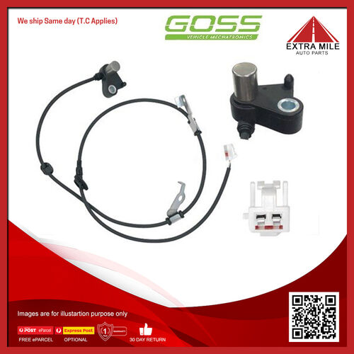 Goss ABS Wheel Speed Sensor - Rear For Mazda Mazda6 GG 2.3L 2.0L LFDE I4 DOHC