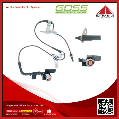 Goss Abs Wheel Speed Sensor - Front For Mazda Atenza Sport GH 2.5L,5.0L L5VE 