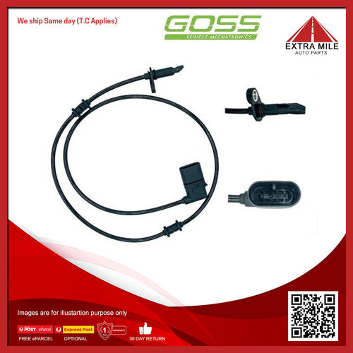 Goss ABS Wheel Speed Sensor - Rear For Mercedes Benz C300e W205 2.0L M274.920 