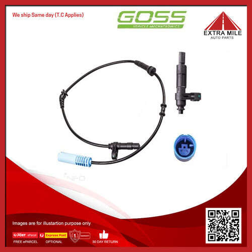Goss Abs Wheel Speed Sensor - Front For Mini One R50 1.6L W10B16 I4 16V SOHC