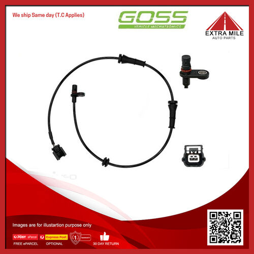 Goss ABS Wheel Speed Sensor - Rear For Nissan Juke ST F15 1.6L HR12DDT I4 DOHC