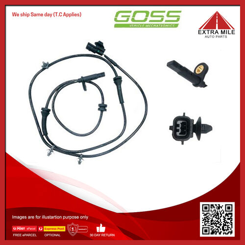 Goss Abs Wheel Speed Sensor - Front For Nissan Laef ZE0 GX EM57 EO OV Hatchback