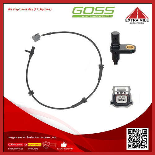 Goss ABS Wheel Speed Sensor - Rear For Nissan E+ZE1 EM57 EO OV Hatchback