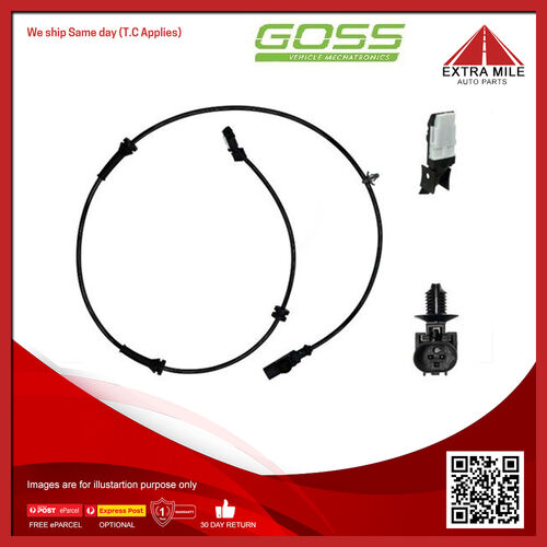 Goss Abs Wheel Speed Sensor - Front For Nissan Note E11 1.5L,1.6L HR15DE I4 DOHC