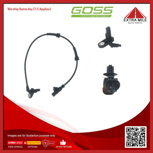 Goss ABS Wheel Speed Sensor - Rear For Nissan Note E11 1.5L,1.6L HR15DE I4 DOHC
