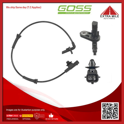 Goss ABS Wheel Speed Sensor - Rear For Nissan Micra ST K13 1.5L,1.2L HR15DE