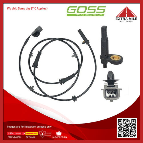 Goss Abs Wheel Speed Sensor -Front For Nissan Pulsar ST ST-LC12 1.8L 1.6L MRA8DE