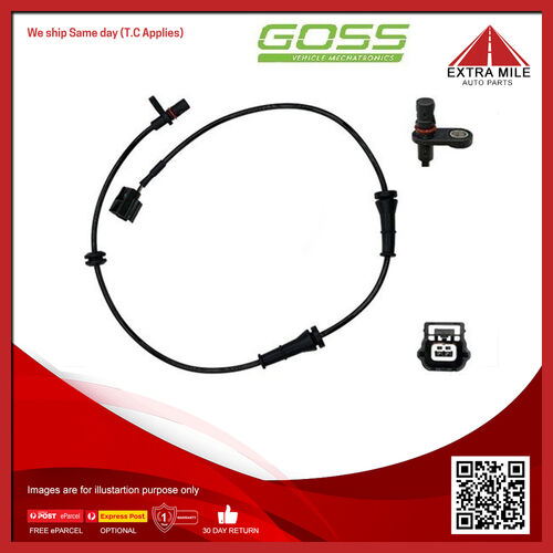 Goss ABS Wheel Speed Sensor - Rear For Nissan Pulsar ST ST-LC12 1.8L,1.6L MRA8DE