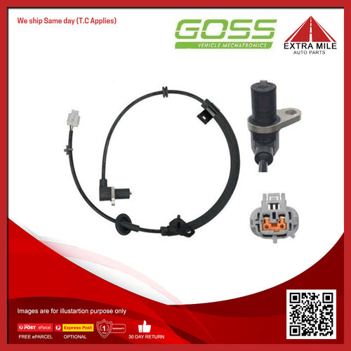 Goss ABS Wheel Speed Sensor - Front For Nissan Pulsar N16 1.6L,1.8L QG18DE DOHC