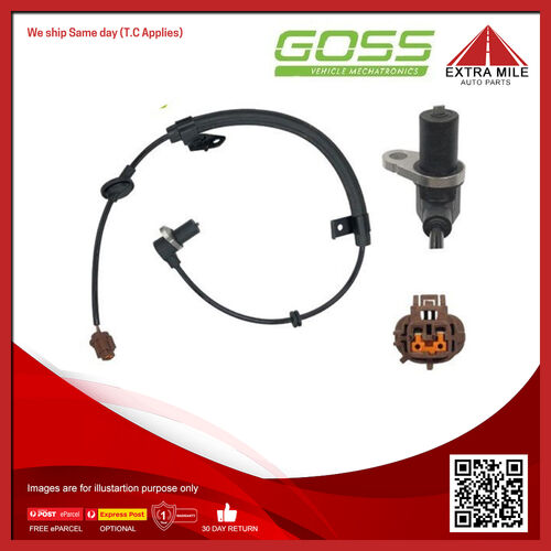 Goss ABS Wheel Speed Sensor - Front For Nissan Pulsar N16 1.6L,2.0L QG16DE DOHC