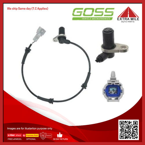 Goss ABS Wheel Speed Sensor - Rear For Nissan X Trail T30 2.5L QR20DE 16V DOHC