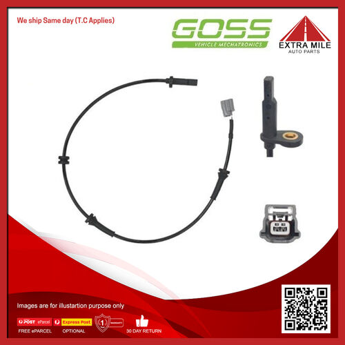 Goss ABS Wheel Speed Sensor - Front For Nissan X Trail TL TS T32 1.6L R9M I4 16V