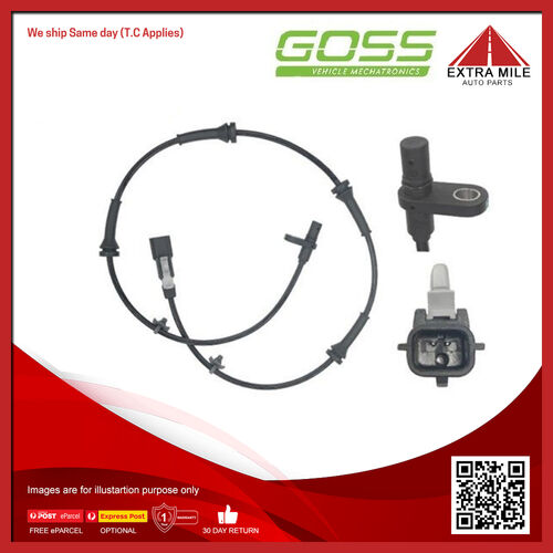 Goss ABS Wheel Speed Sensor - Rear For Nissan X Trail TL TS T32 1.6L,2.0L R9M