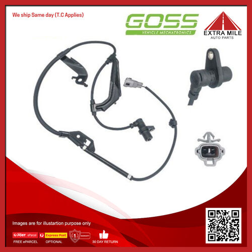 Goss ABS Wheel Speed Sensor - Front For Toyota RAV-4 SXA10L SXA11R 2.0L 3SFE 16V
