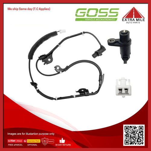 Goss ABS Wheel Speed Sensor - Rear For Toyota RAV-4 ACA21R ACA26L 2.0L 2AZFE 16V