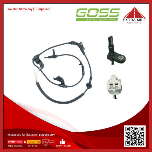 Goss ABS Wheel Speed Sensor - Rear For Toyota Vanguard 240S GSA33R 3.5L 2GRFE V6