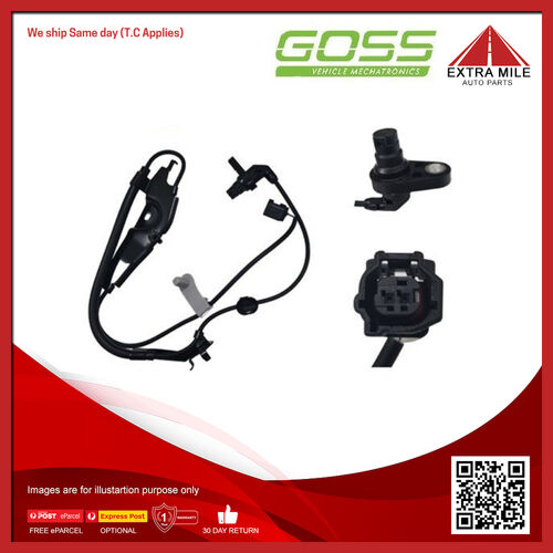 Goss ABS Wheel Speed Sensor - Front For Toyota Aurion GSV50R 3.5L 2GRFE 24V DOHC