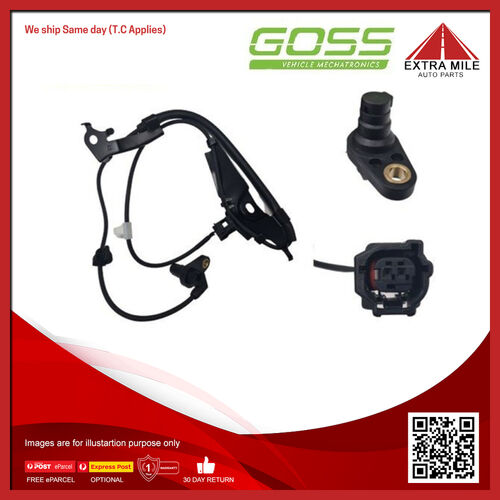 Goss ABS Wheel Speed Sensor - Front For Toyota Aurion GSV50R 3.5L 2GRFE V6 24V