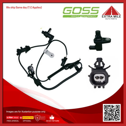 Goss ABS Wheel Speed Sensor - Front For Toyota Kluger GSU40R 3.5L 2GRFE 24V DOHC