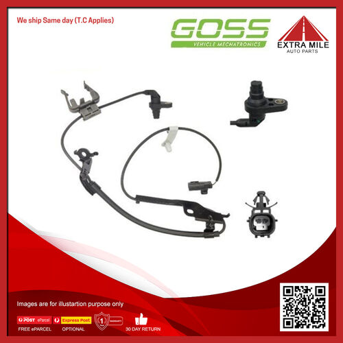 Goss ABS Wheel Speed Sensor - Front For Toyota Highlander GX GXL 3.5L 2GRFKS 24V