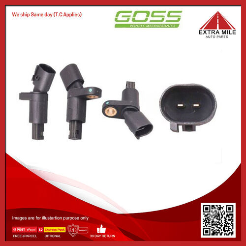 Goss Abs Wheel Speed Sensor - Rear For Volkswagen Golf R32 MK4 3.2L AGU I4 DOHC