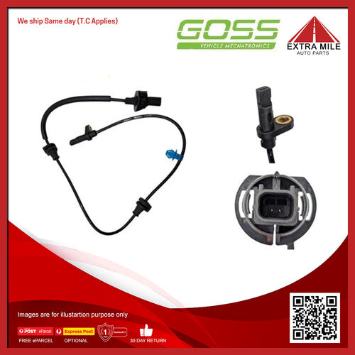 Goss Abs Wheel Speed Sensor - Front For Honda HR-V LE RU 1.8L R18ZF I4 Compact