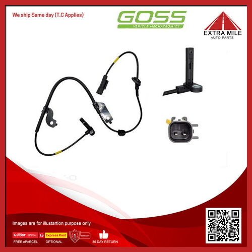 Goss ABS Wheel Speed Sensor Front For Mitsubishi ASX XA/XB/XC/XD 2.0L/2.4L
