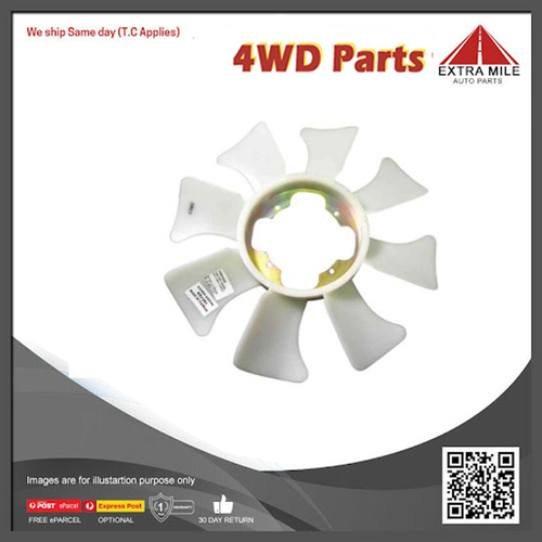 Curved Blade Fan For Nissan Patrol GQ Y60 GU Y61 TD42 TD27  4.2L->-92